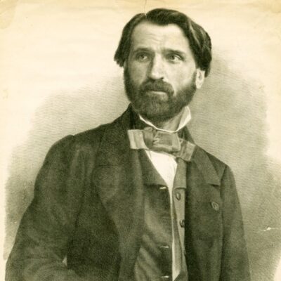 Young Giuseppe Verdi portrait